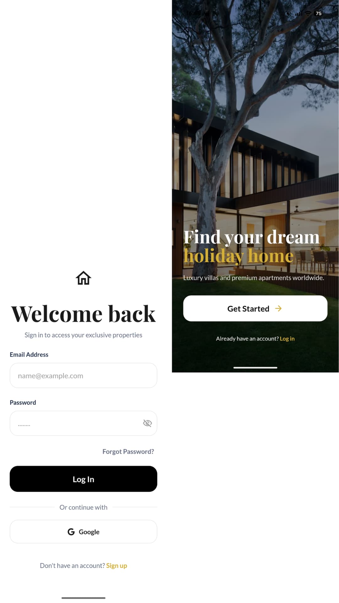 Vista principal de NovaHomes